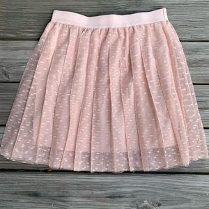 Pink Polka Dot Tulle Skirt